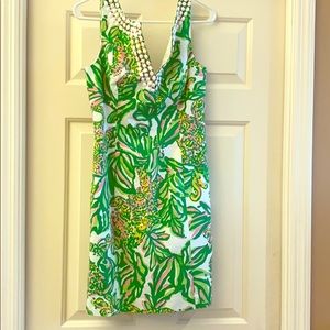 Lovely Lilly Pulitzer beaded Blair shift, 2, NWT